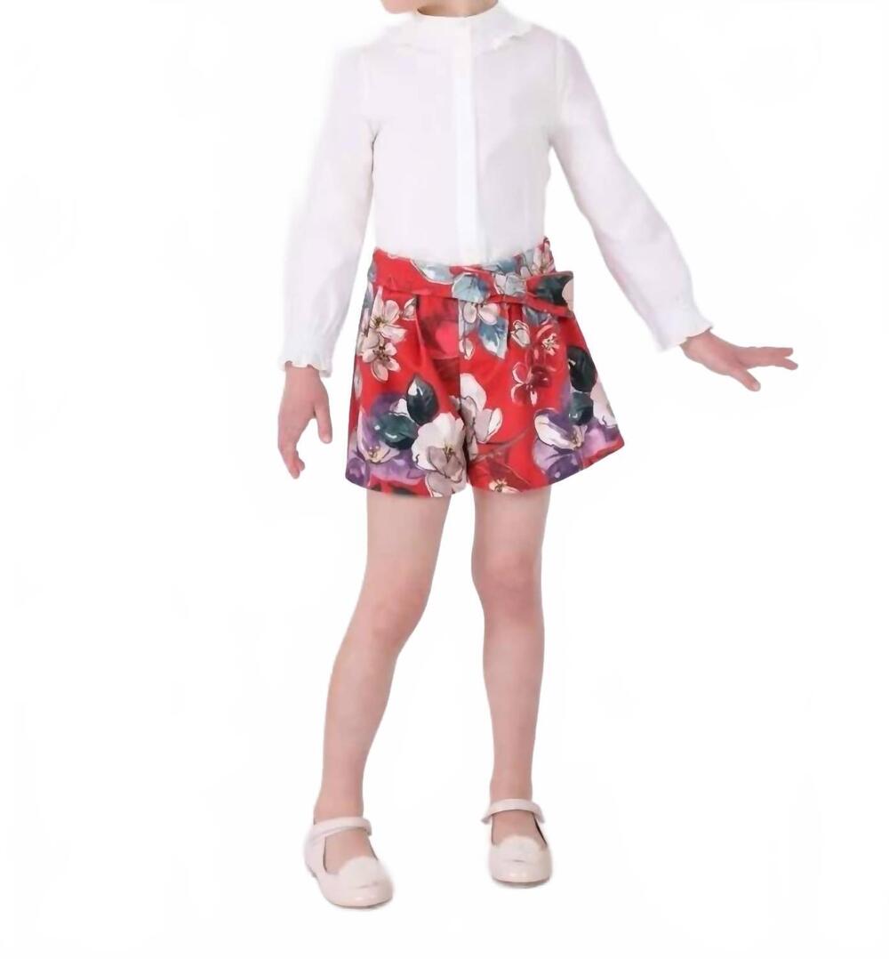 NEW MAYORAL girls poplin blouse in white